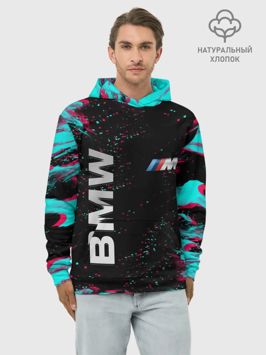 Худи мужской база хлопок / BMW