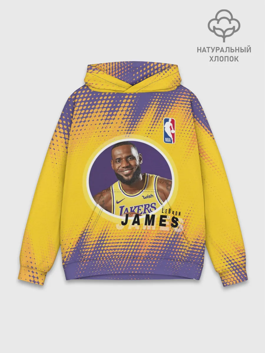 Худи мужской база хлопок / LeBron James