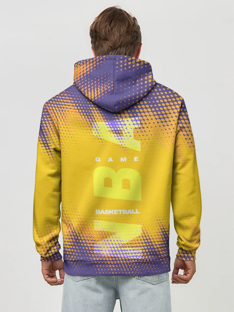 Худи мужской база хлопок / Los Angeles Lakers