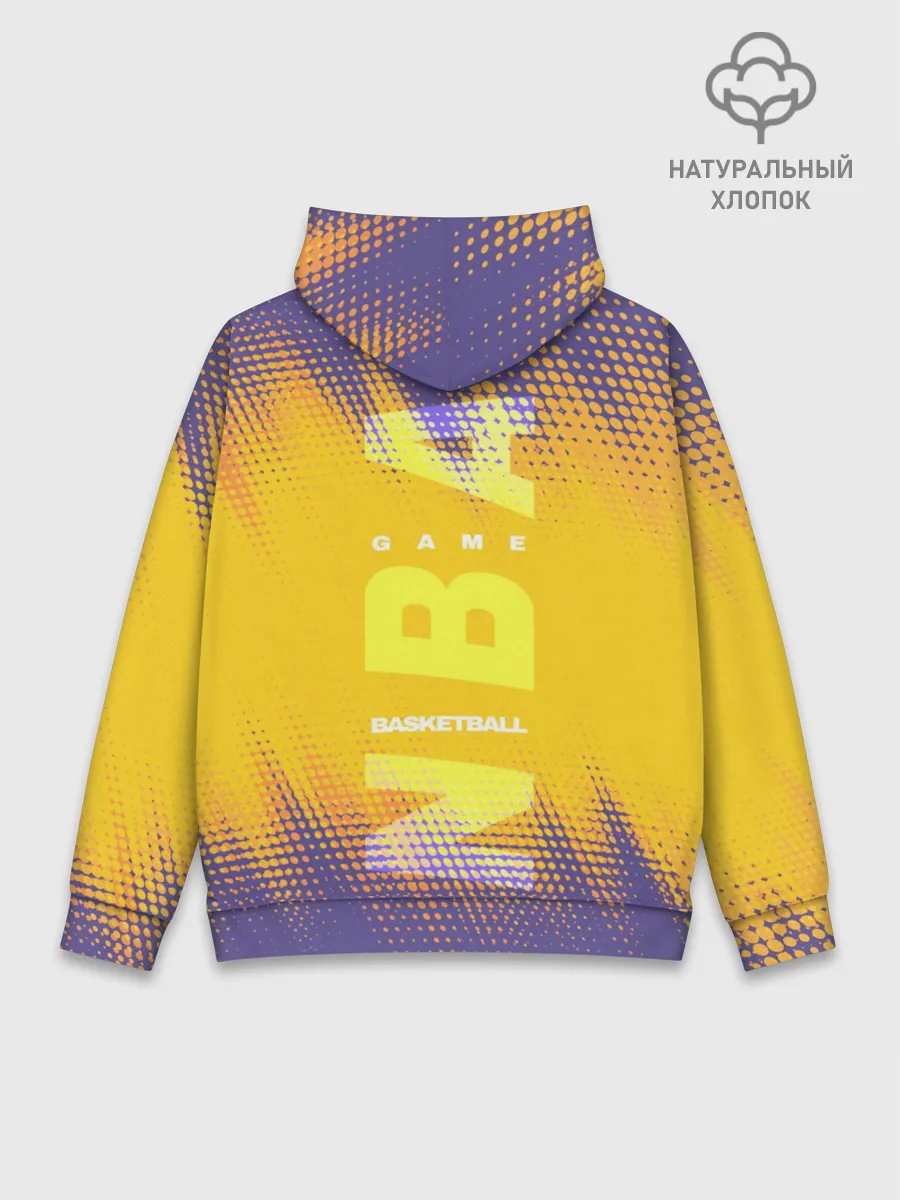 Худи мужской база хлопок / Los Angeles Lakers