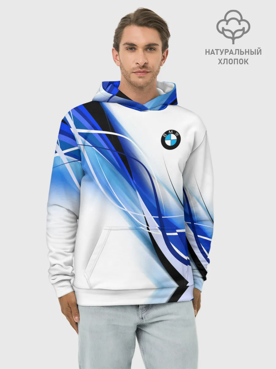 Худи мужской база хлопок / BMW