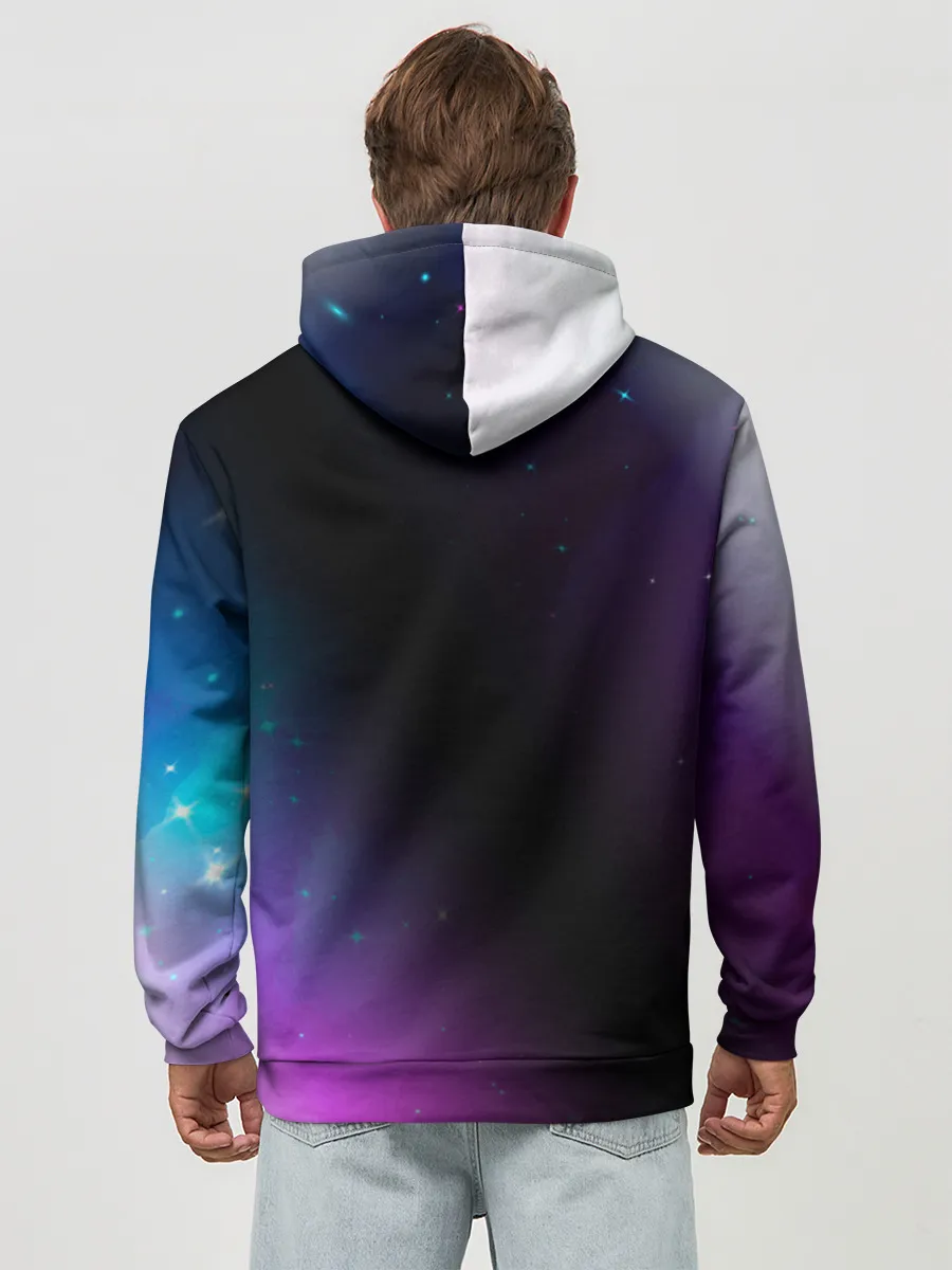 Худи мужской база хлопок / RUSSIA / РОССИЯ