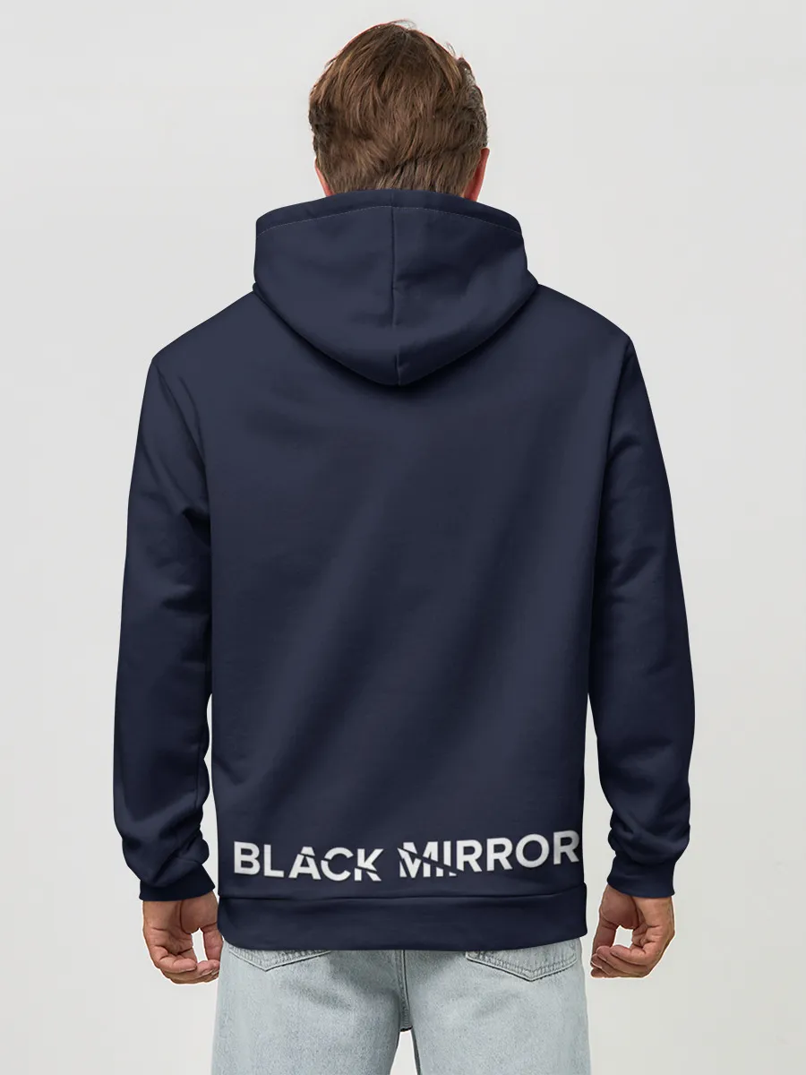 Худи мужской база хлопок / Чёрное зеркало