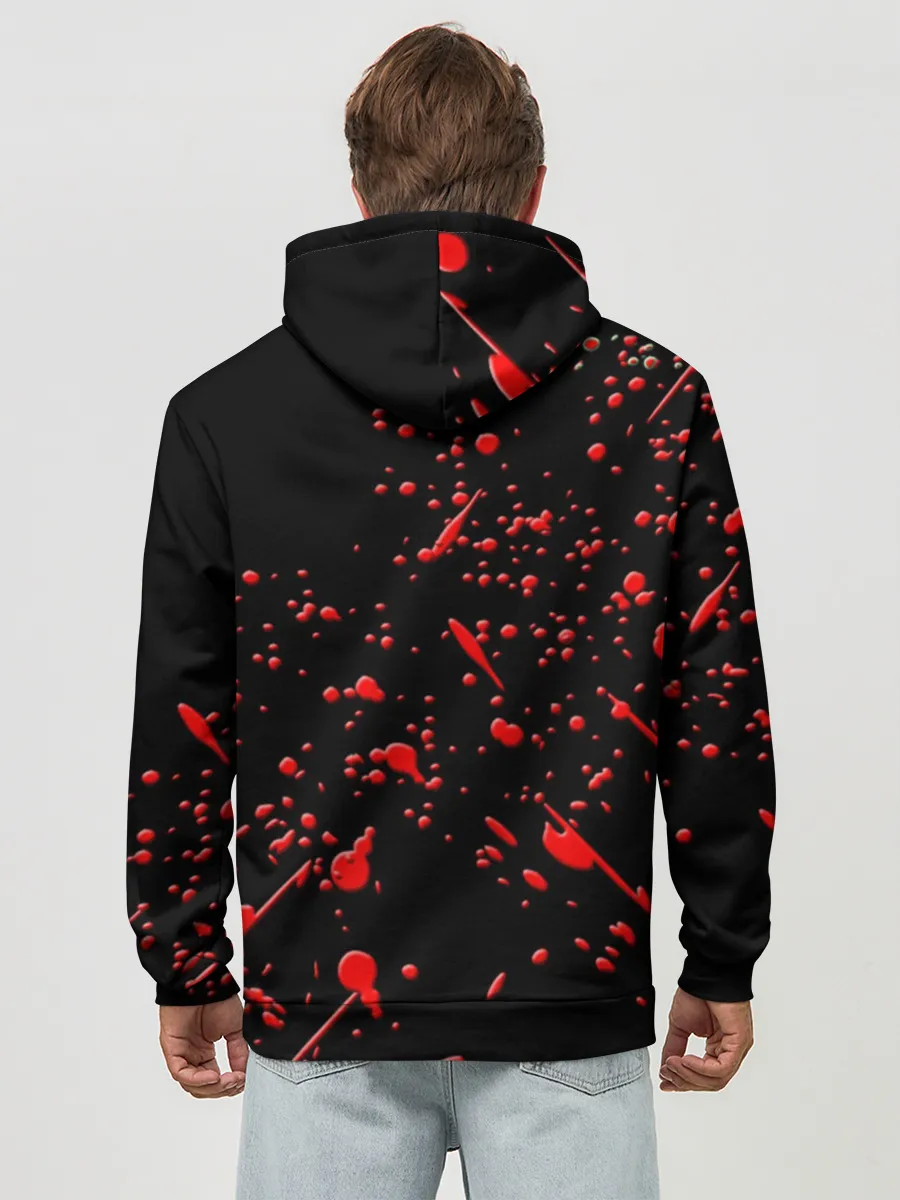 Худи мужской база хлопок / Панда Мафиози