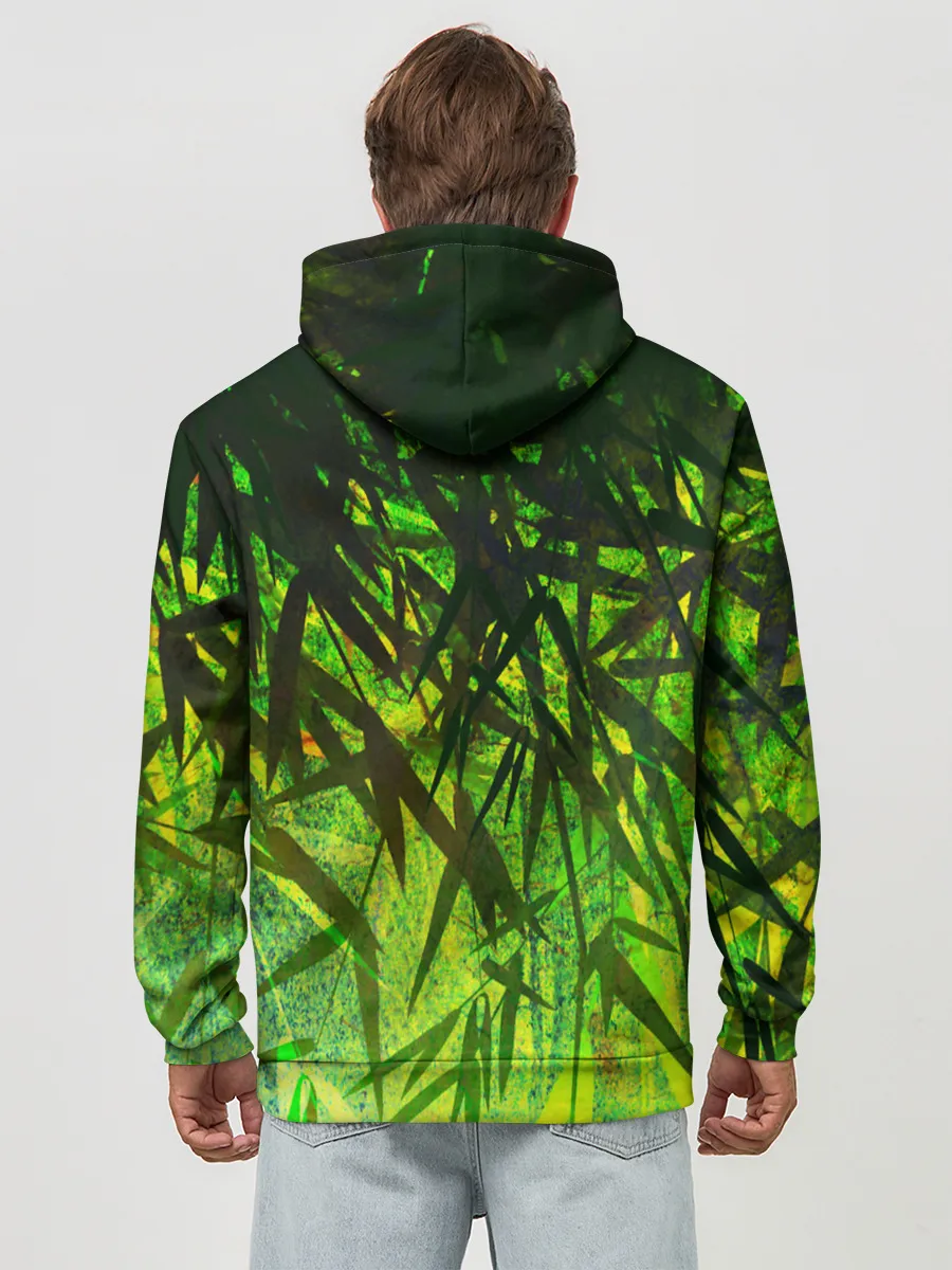 Худи мужской база хлопок / ТРАВА / TRAVA