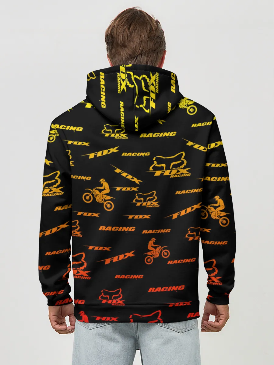 Худи мужской база хлопок / Форма для мотокросса FOX