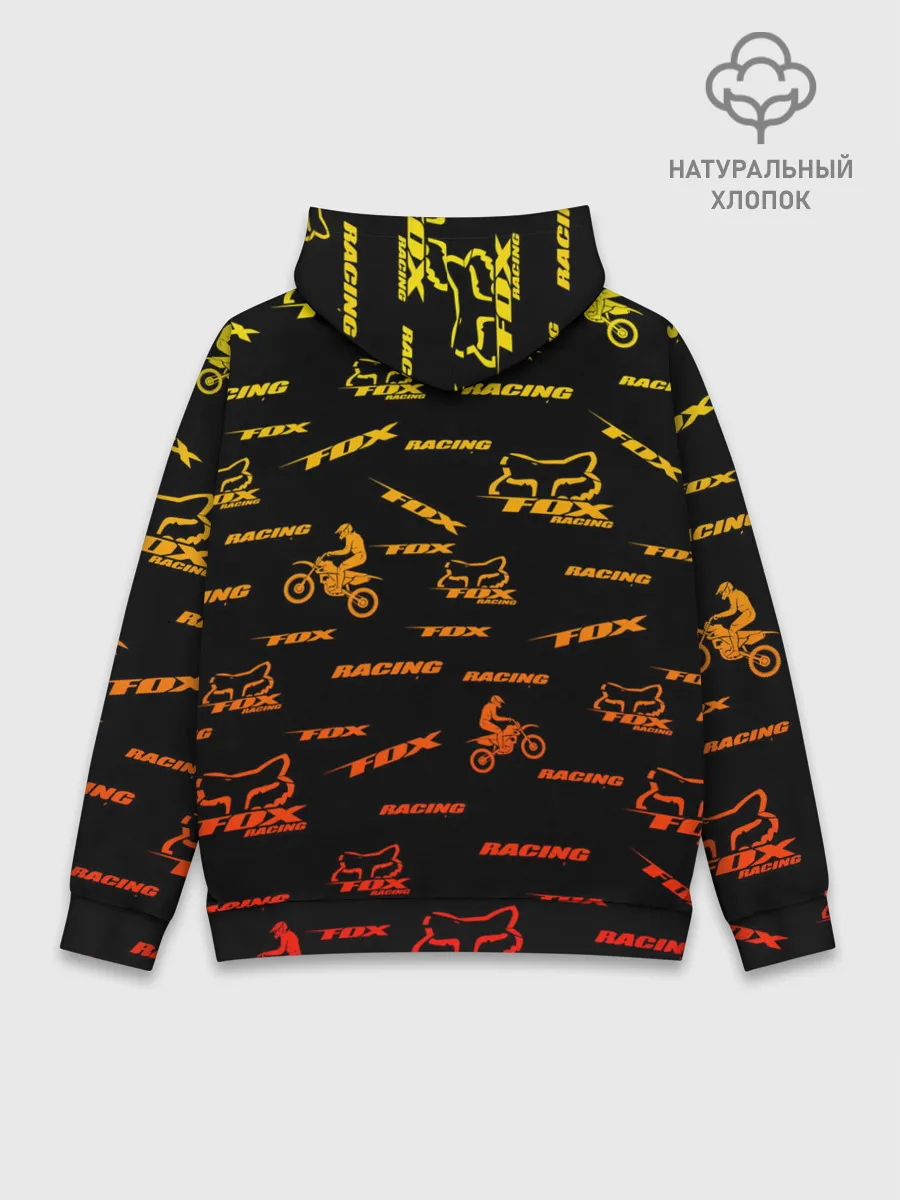 Худи мужской база хлопок / Форма для мотокросса FOX