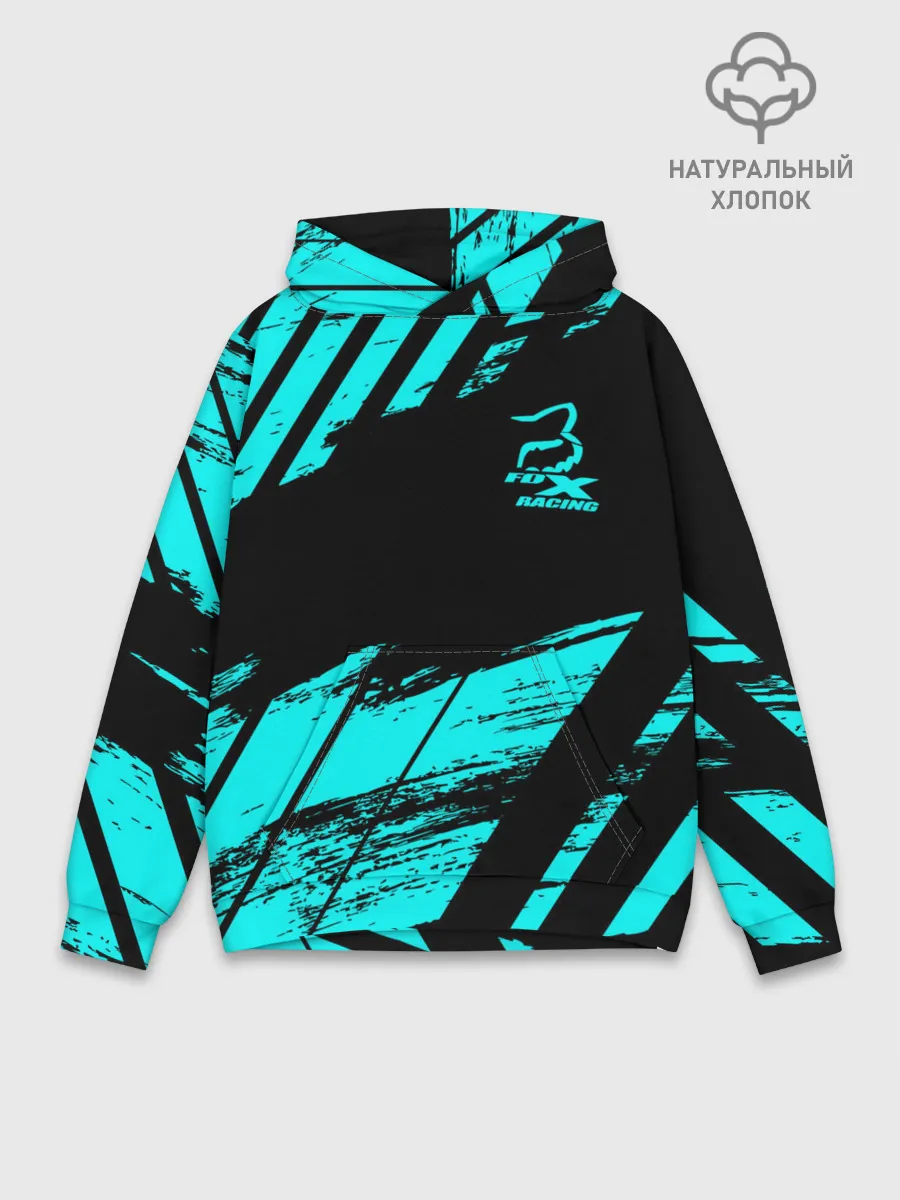 Худи мужской база хлопок / Форма для мотокросса FOX