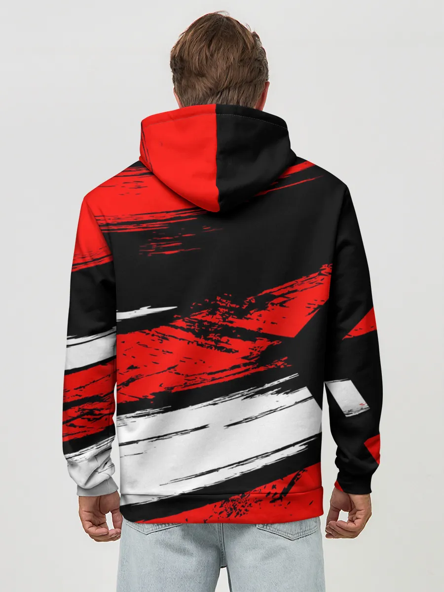 Худи мужской база хлопок / Форма для мотокросса FOX