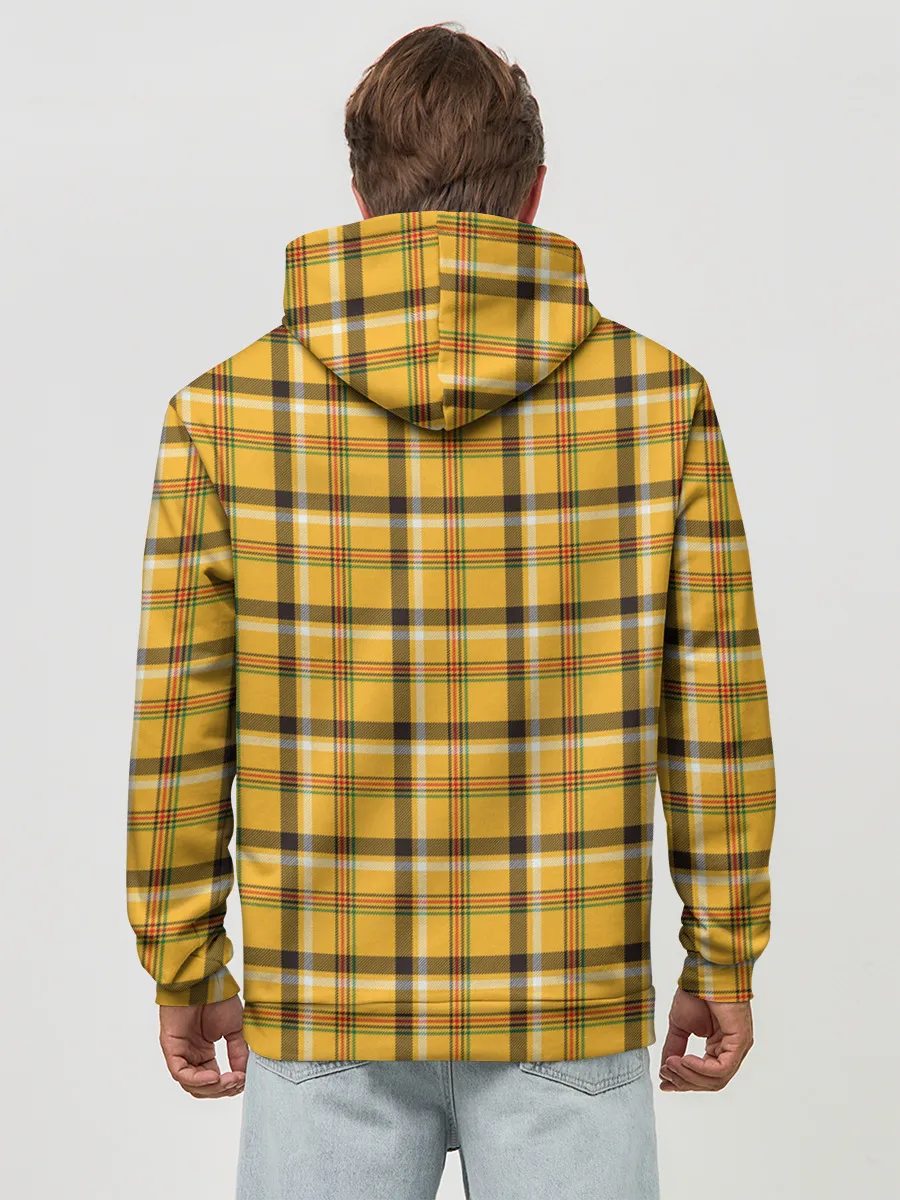 Худи мужской база хлопок / Клеточка