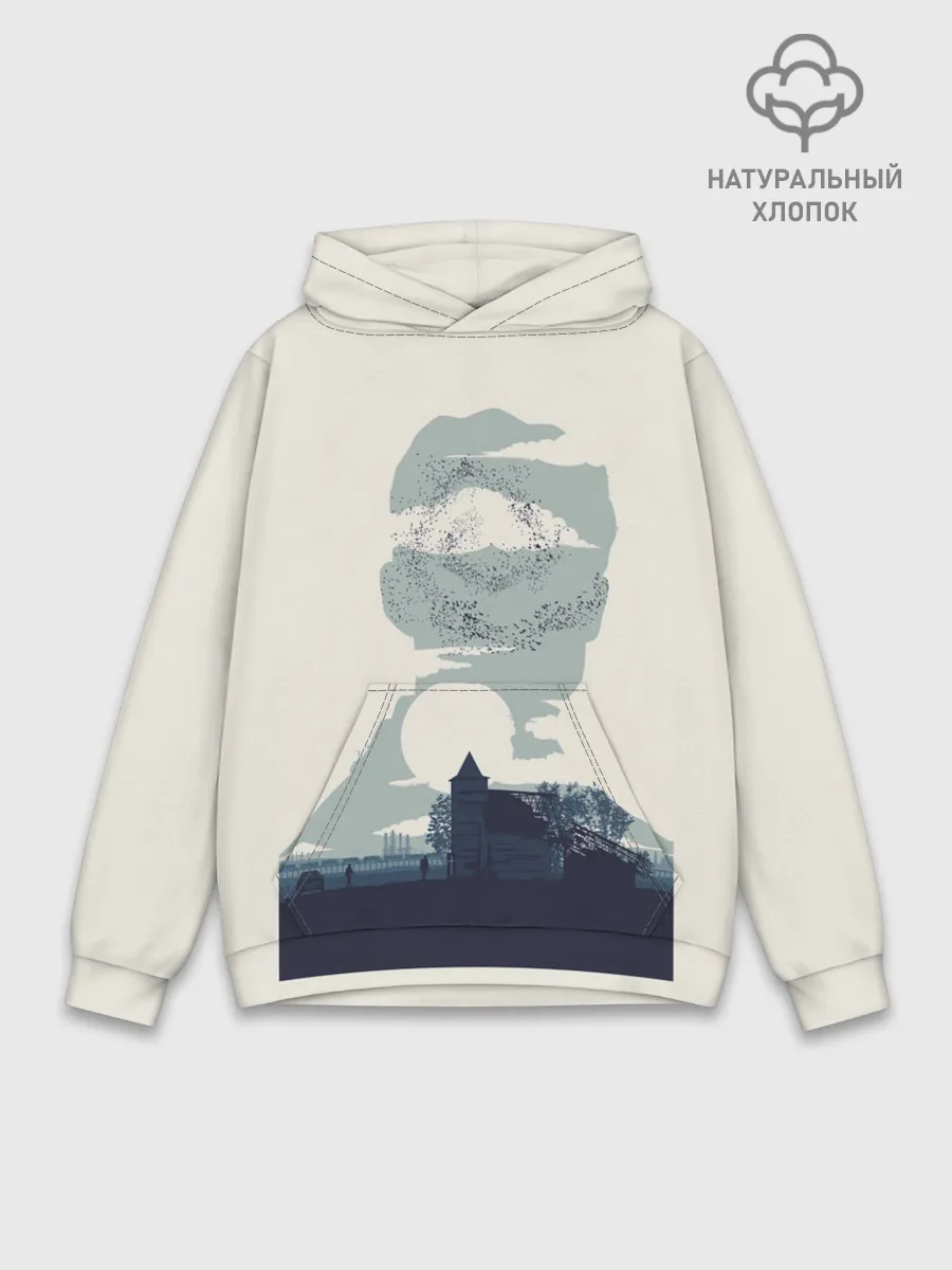 Худи мужской база хлопок / Настоящий детектив