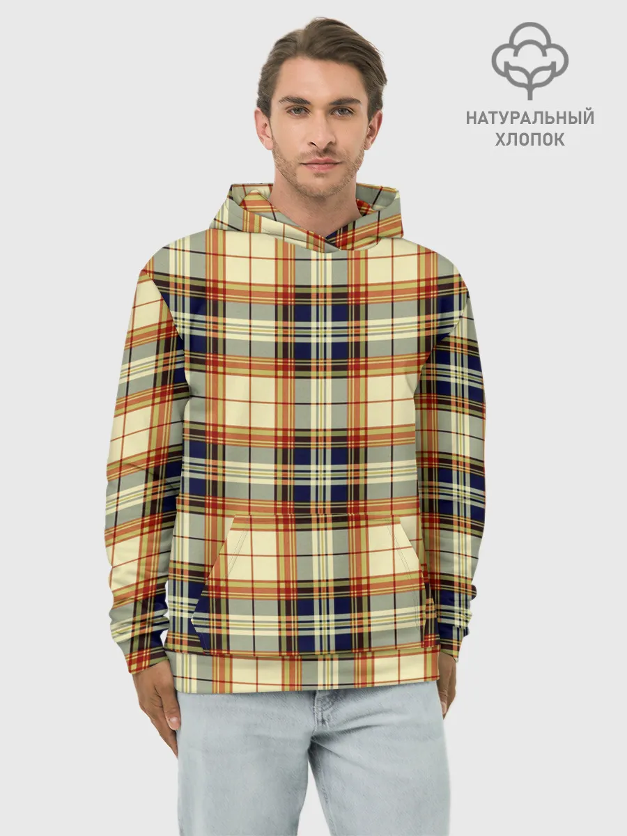 Худи мужской база хлопок / Джентльмены Ретро