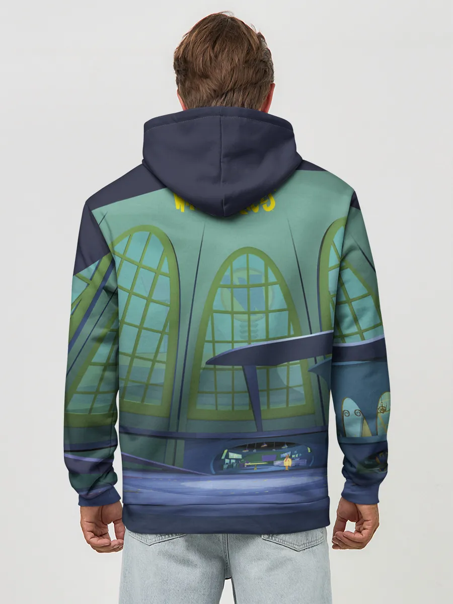 Худи мужской база хлопок / IQ Wacky Races