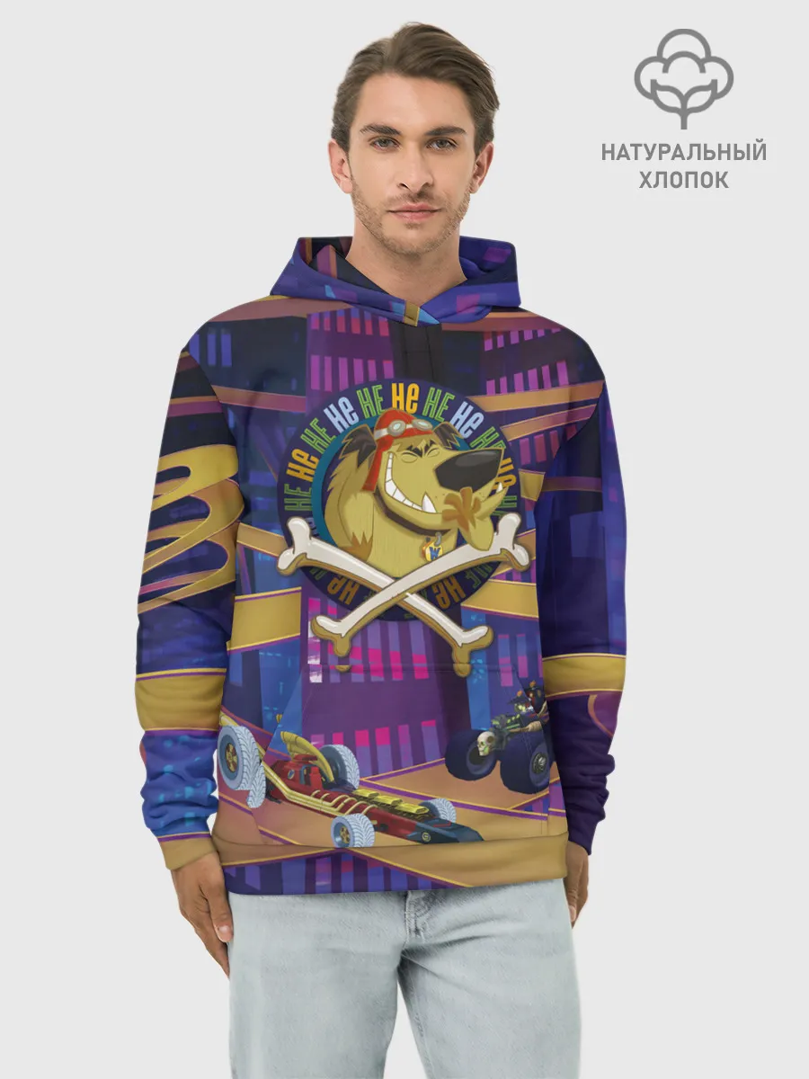 Худи мужской база хлопок / Muttley HE HE HE