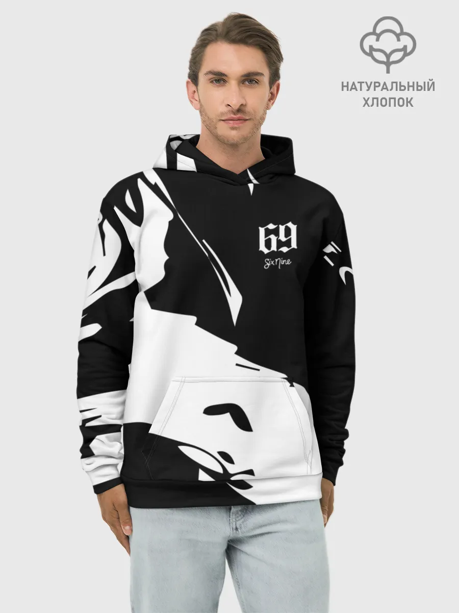 Худи мужской база хлопок / 6ix9ine Tekashi
