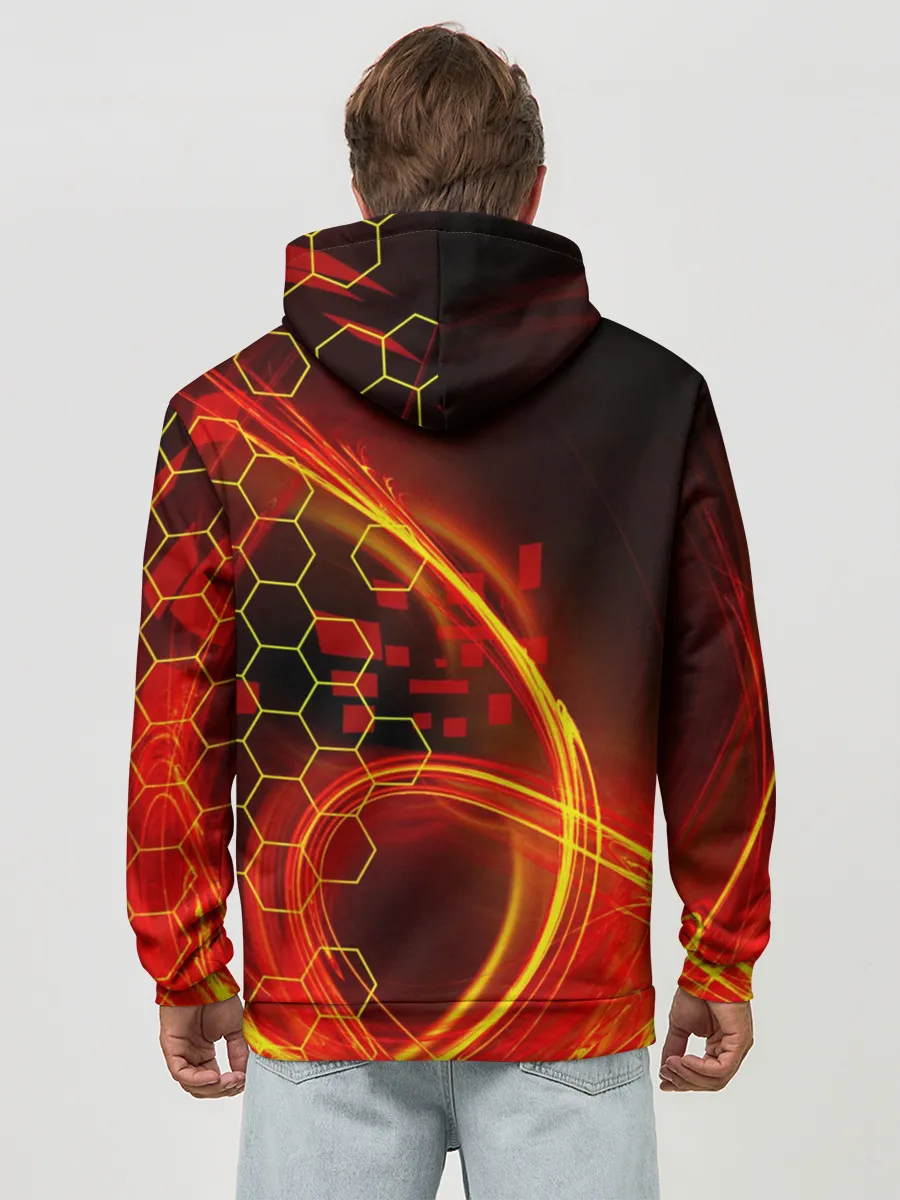 Худи мужской база хлопок / Ван Пис | Луффи 4 гир