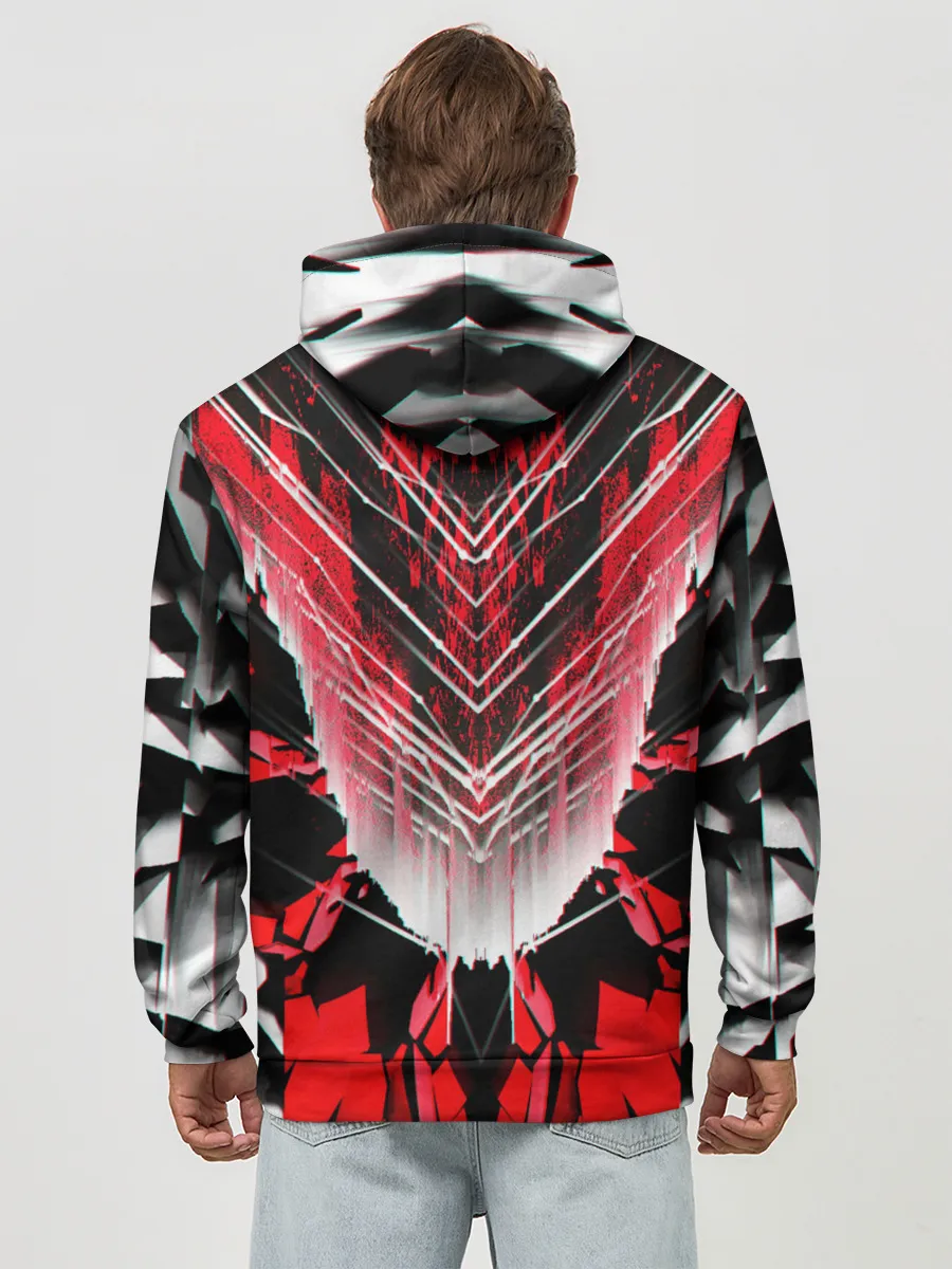 Худи мужской база хлопок / STRIPES