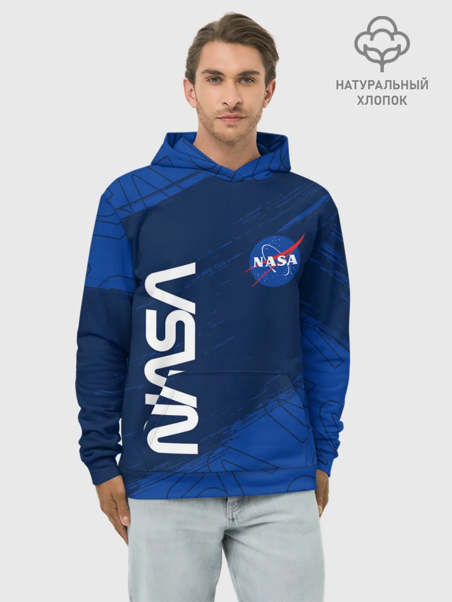 Худи мужской база хлопок / NASA / НАСА
