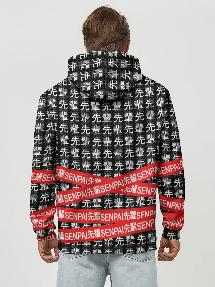 Худи мужской база хлопок / СЕНПАЙ - SENPAI