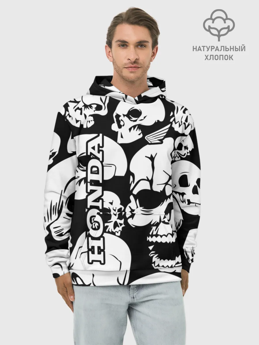 Худи мужской база хлопок / HONDA