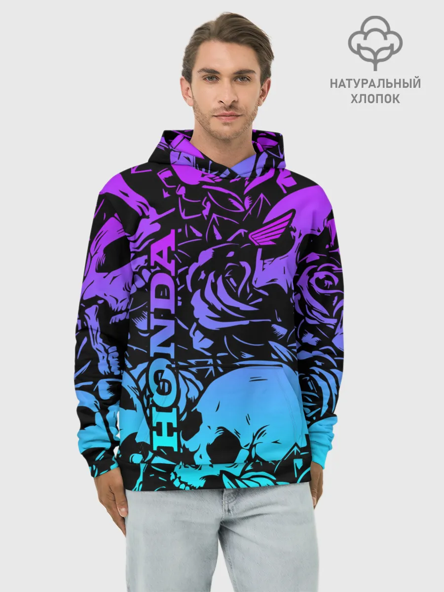 Худи мужской база хлопок / HONDA