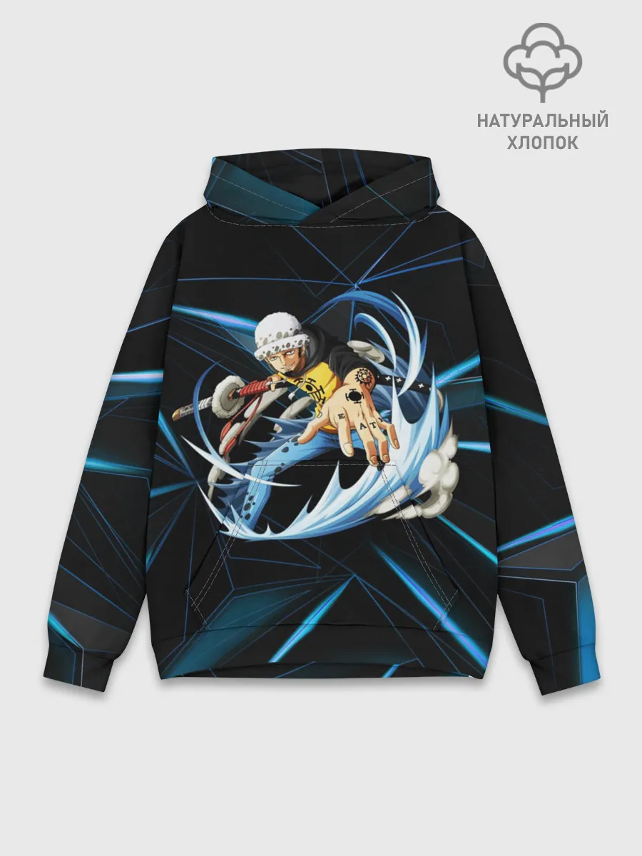 Худи мужской база хлопок / ТРАФАЛЬГАР ЛО. Металлический фон