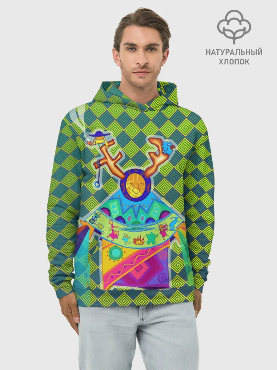 Худи мужской база хлопок / Шаман