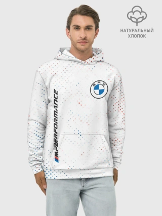 Худи мужской база хлопок / BMW / БМВ