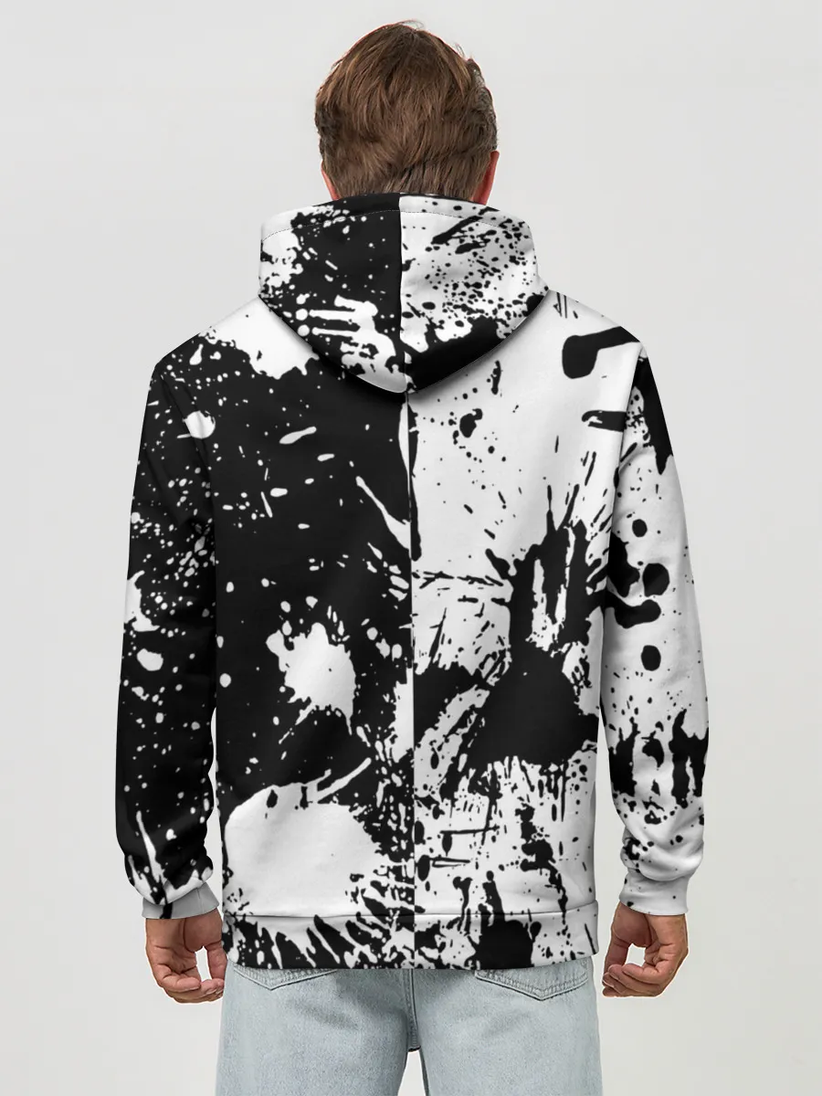 Худи мужской база хлопок / КРАСКА И НИЧЕГО ЛИШНЕГО!