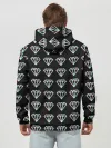 Худи мужской база хлопок / Diamonds Glitch