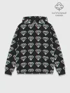 Худи мужской база хлопок / Diamonds Glitch