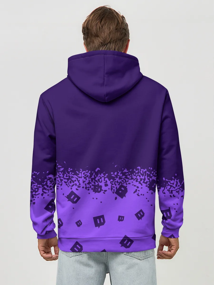 Худи мужской база хлопок / TWITCH / ТВИЧ