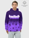 Худи мужской база хлопок / TWITCH / ТВИЧ