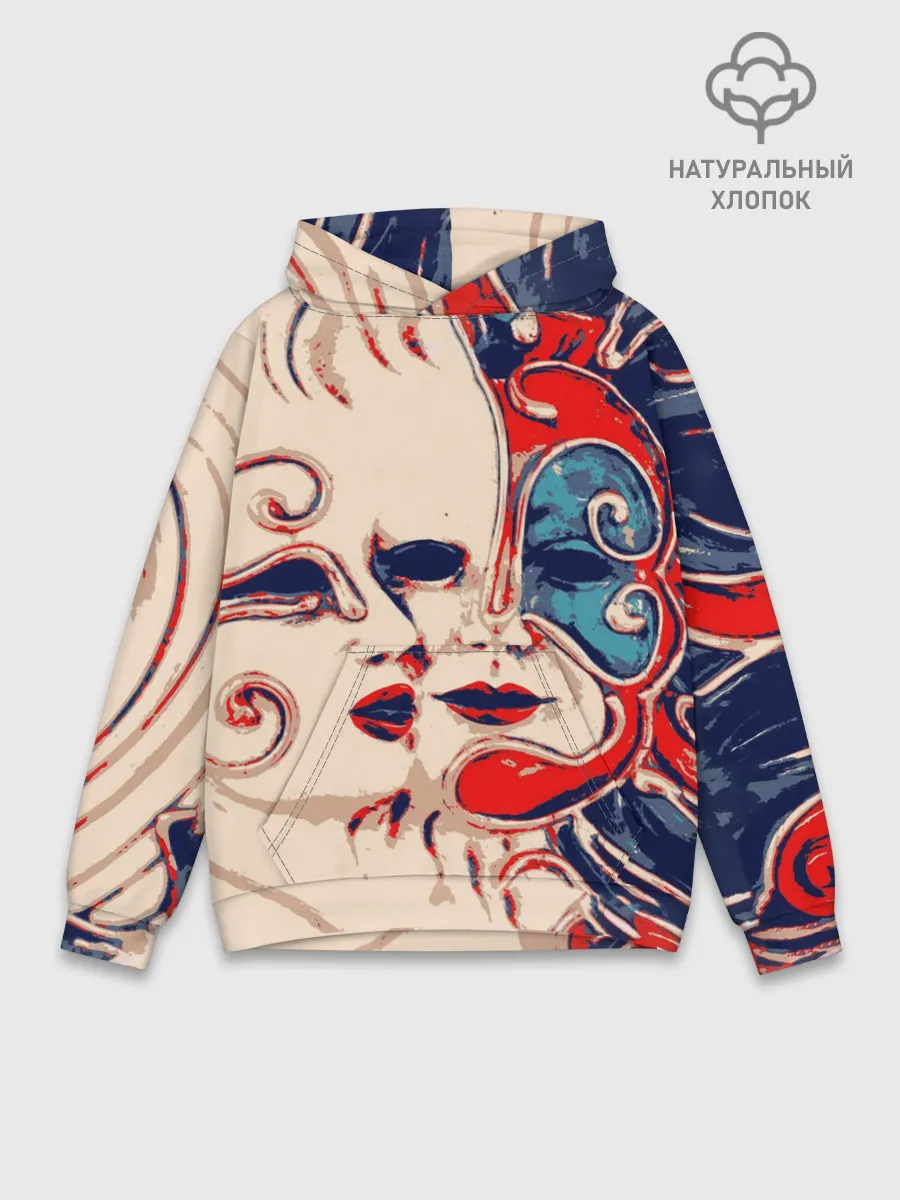 Худи мужской база хлопок / Маски