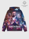 Худи мужской база хлопок / WATCH DOGS:LEGION