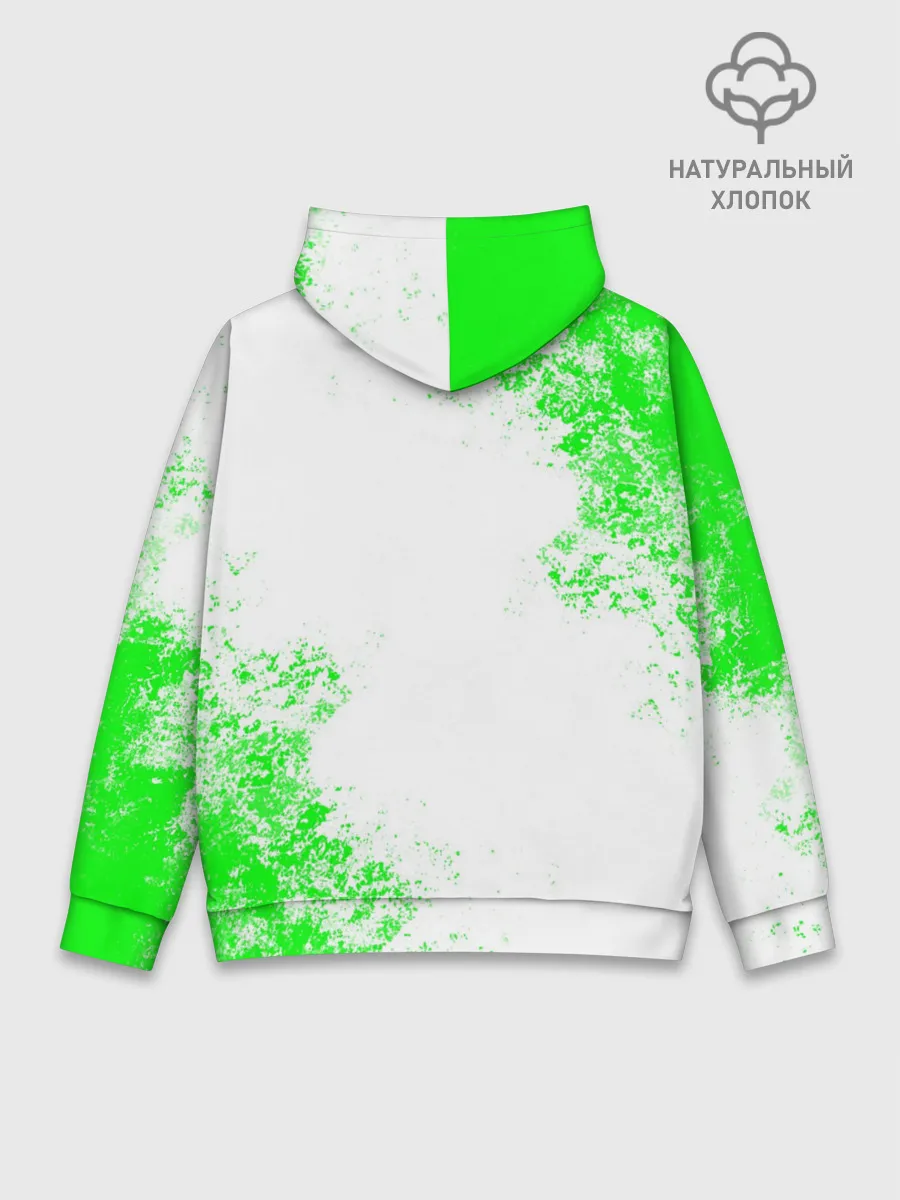 Худи мужской база хлопок / MINECRAFT CREEPER