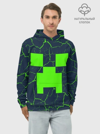 Худи мужской база хлопок / MINECRAFT / МАЙНКРАФТ