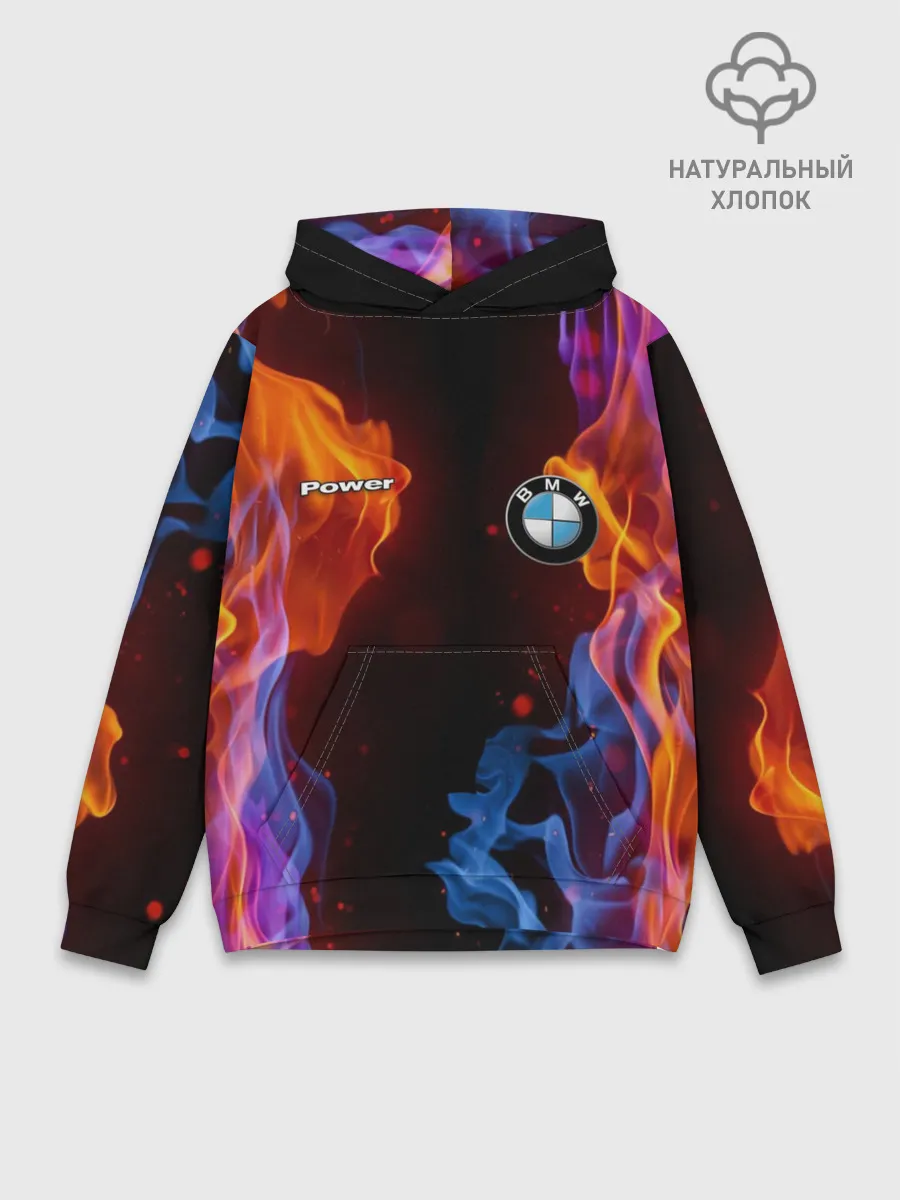 Худи мужской база хлопок / BMW