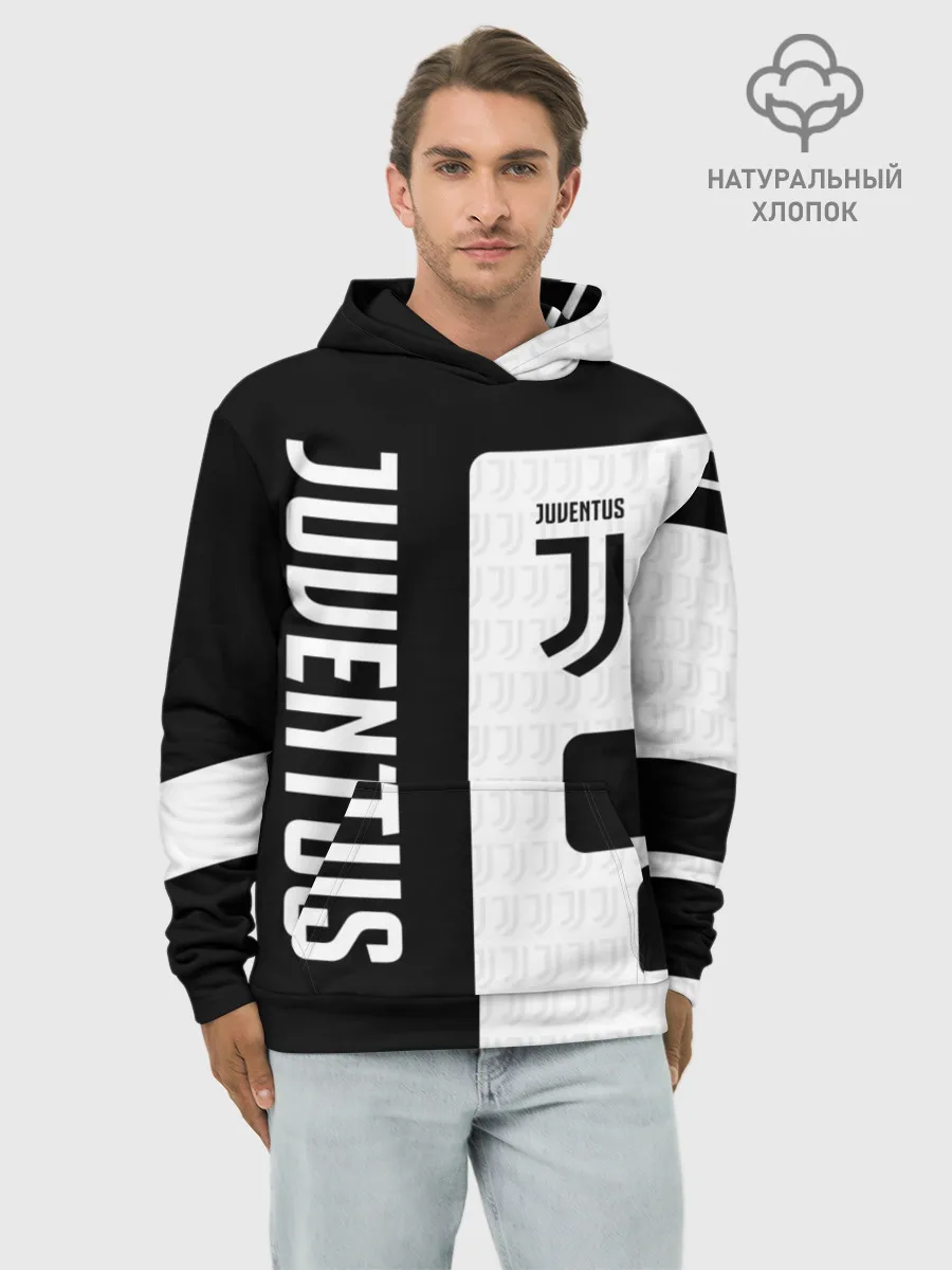 Худи мужской база хлопок / Juventus