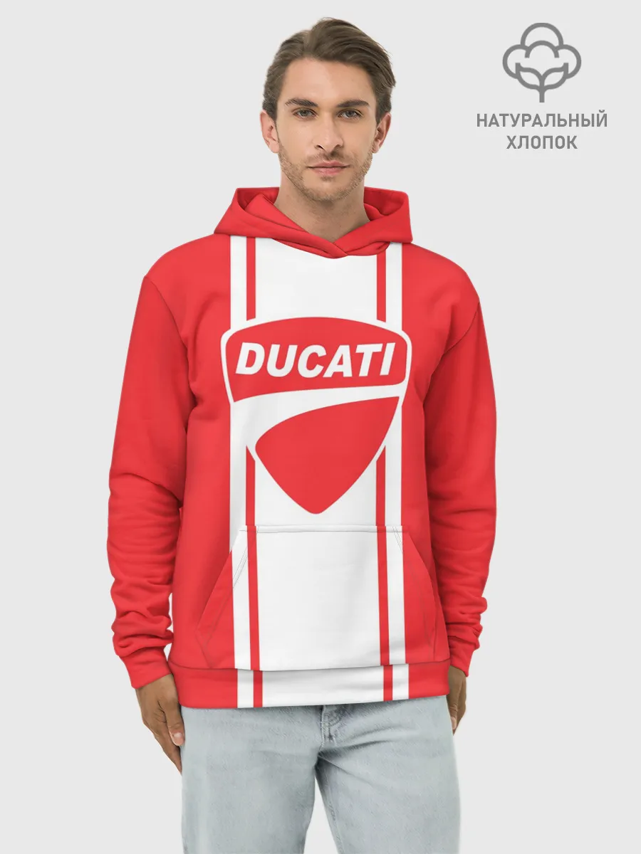 Худи мужской база хлопок / DUCATI