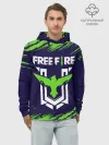 Худи мужской база хлопок / FREE FIRE / ФРИ ФАЕР