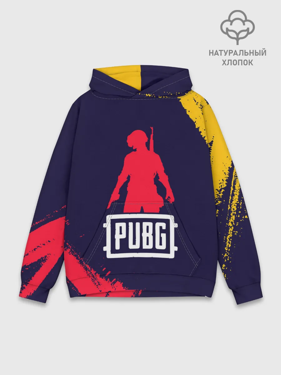 Худи мужской база хлопок / PUBG / ПАБГ