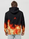 Худи мужской база хлопок / Огонь