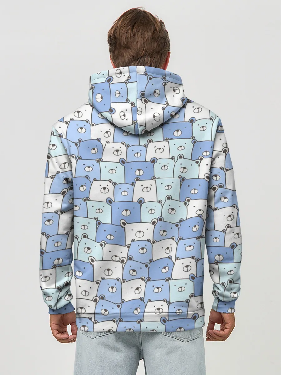 Худи мужской база хлопок / МИШКИ