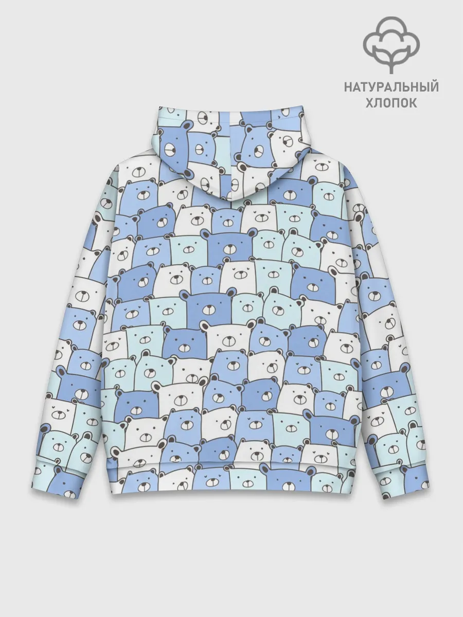 Худи мужской база хлопок / МИШКИ