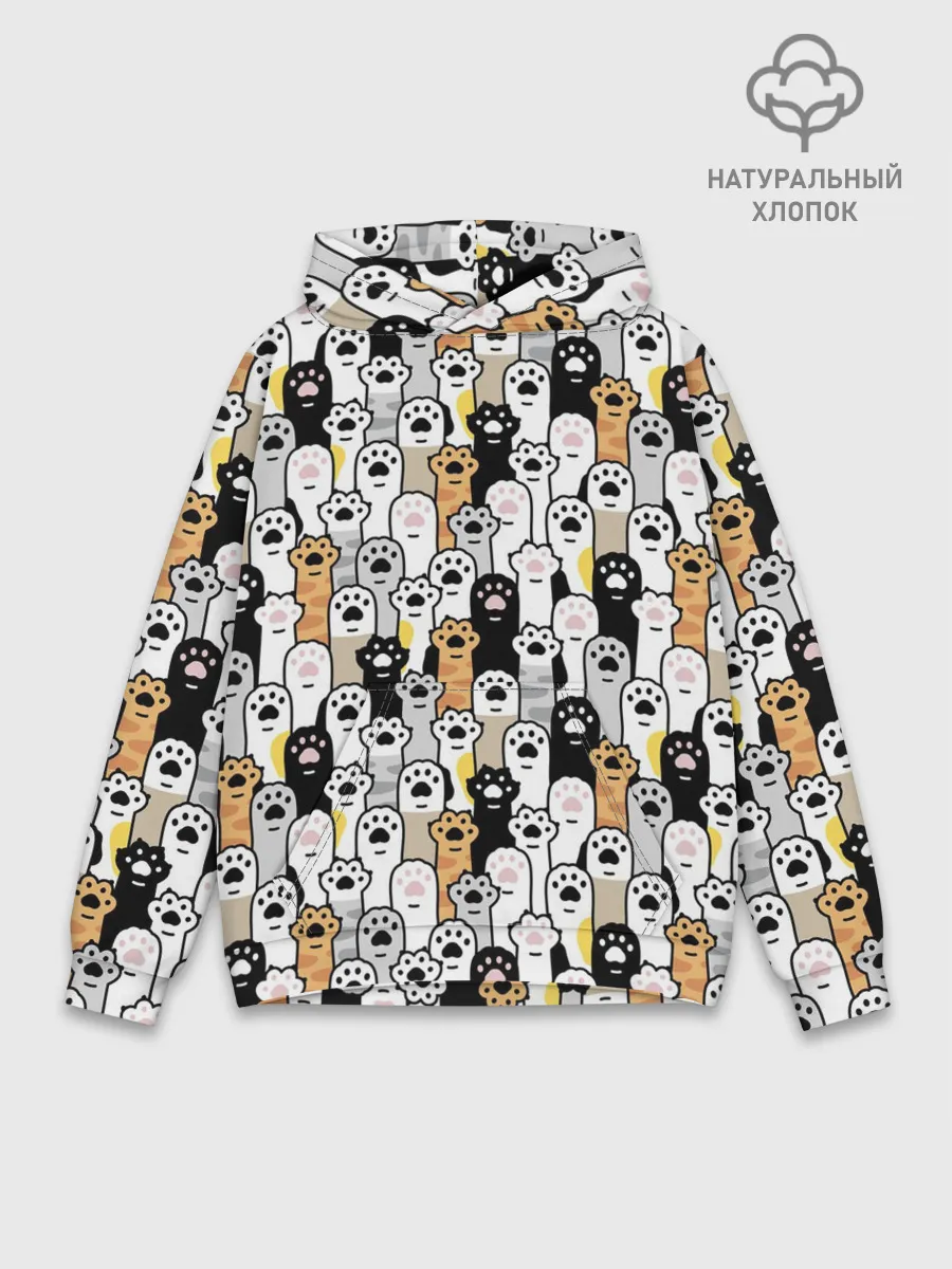 Худи мужской база хлопок / ЛАПКИ