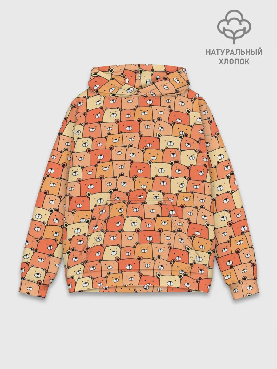 Худи мужской база хлопок / МИШКИ