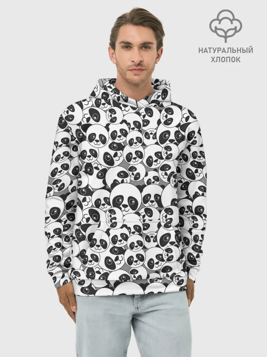 Худи мужской база хлопок / ПАНДОЧКИ