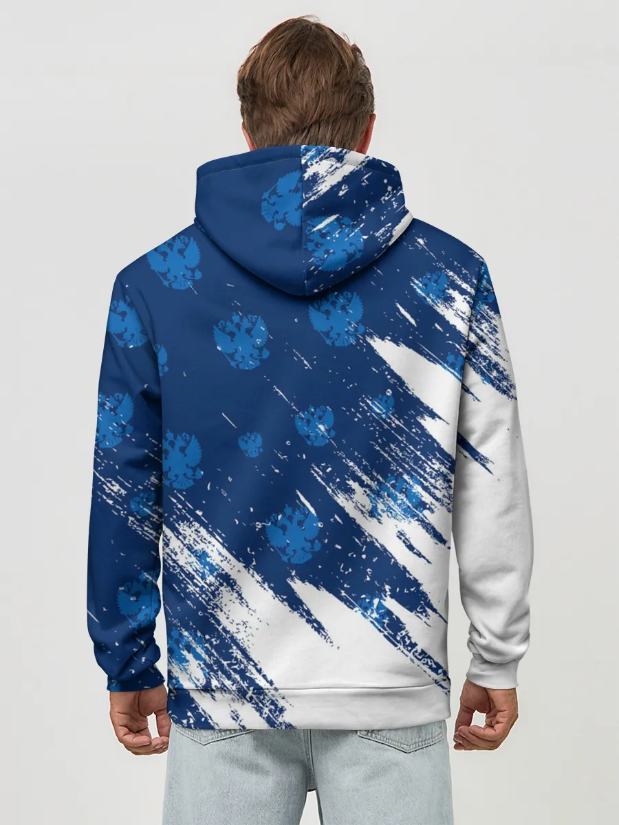 Худи мужской база хлопок / RUSSIA / РОССИЯ