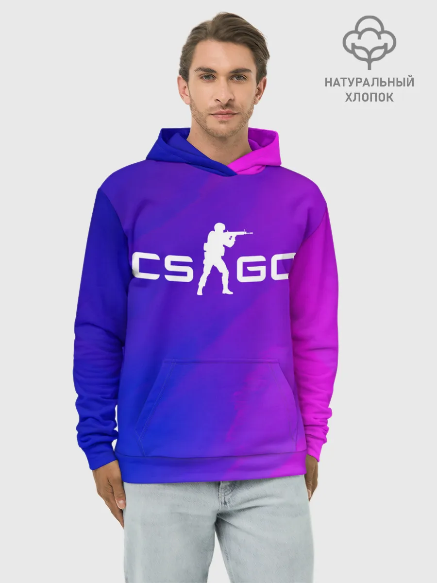 Худи мужской база хлопок / CS GO | КС ГО
